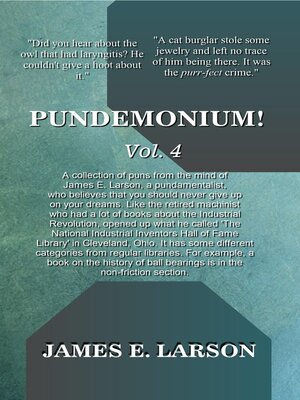 cover image of Pundemonium! Volume 4